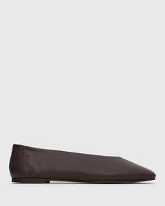 PRE-ORDER CARA Leather Ballet Flats