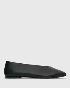 PRE-ORDER CARA Leather Ballet Flats