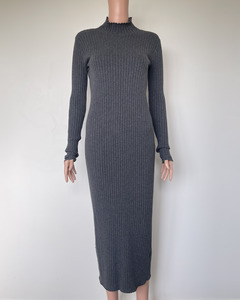 Thing Thing turtle neck dress in ash
