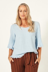 Products: LT908 Lovella Top - Sky Blue - BE U