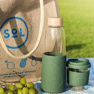 Camping Outdoors: SoL Water Bottle - Deep Sea Green