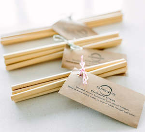 Earthware Natural Bamboo Straws