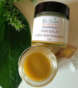 Warming Pain Balm Comfrey, Hypercium & Ginger Be Wise Skincare