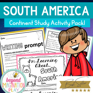 Continent Studies: South America Continent Study Activity Pack