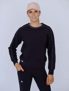 Polo and Training Tops: SCOOP NECK FLEECE TOP