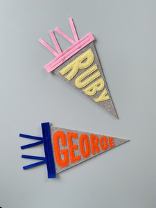 Products: Mini Custom Name Pennant Beyond Yonder