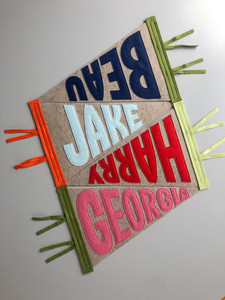 Products: Custom Name Pennant - Firm Beyond Yonder