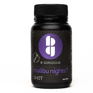 B.GORGEOUS MALIBU NIGHTS TANNING SHOT:The "Malibu Nights" spray tanning solution&hellip;