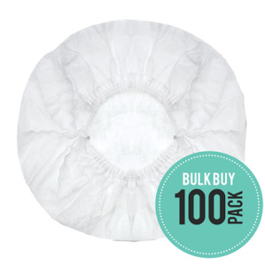 Salon Disposables: Disposable Hair Caps (100pk) Harley Tan