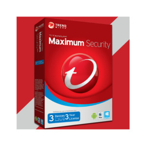 Trend Micro Maximum Security License – 3 Devices for 3 years