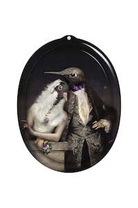 Mural Trays: Lovebirds Tray