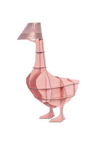 Junon illuminated goose bedside table