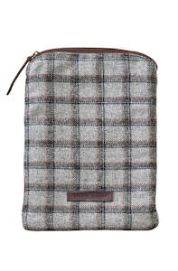 Size Tablet Cover 19 5 X 27cm: light grey check tablet cover