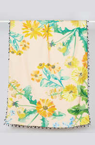 Size Throw 200 X 140cm: Spring Patch Clay Throw