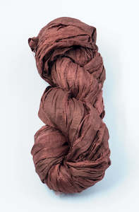 Passementerie: Silk Sari Ribbon - Rosewood