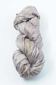 Passementerie: Silk Sari Ribbon - Dusky Mauve