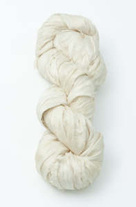Passementerie: Silk Sari Ribbon - Ivory