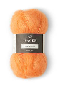 2ply Laceweight: silk mohair orange 64