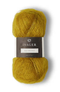 2ply Laceweight: silk mohair mustard yellow 22