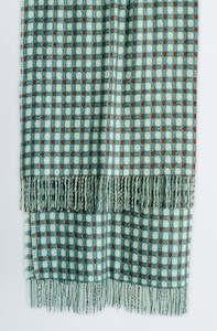 Size Throw 200cm X 130cm: Picasso throw - Blue/Bordeaux