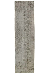 Woven Rugs: Vintage Runner - Grey