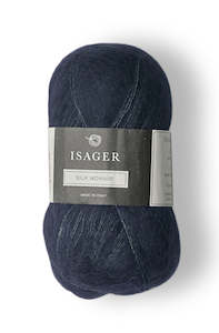 silk mohair indigo 100