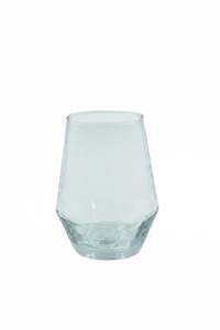 Serveware And Trays: Stemless Wine Glass Set of 4 - Clear