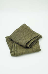 Gifts Under 60: Leggera Deep Moss Washcloths - Set of Two