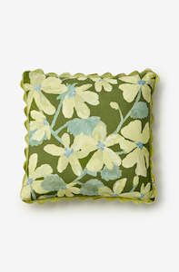 Bonnie And Neil: Violet Khaki Cushion