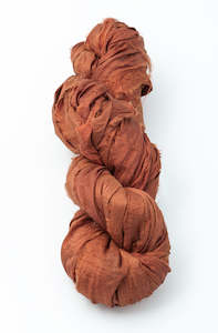 Passementerie: Silk Sari Ribbon - Amber