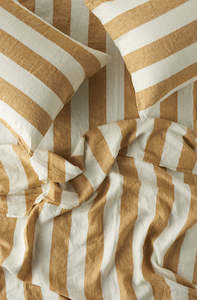 Turmeric Stripe Standard Pillowcase - Set of 2