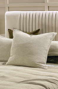 Size Eurocase Pair 65 X 65cm: Sottobosco Sand Eurocase Pair