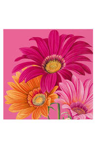 Just A Little Something Under 50: Joyful Gerbera Napkin Set