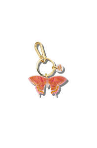 Gifts Under 150: Bag Charm - Swallowtail - Pink