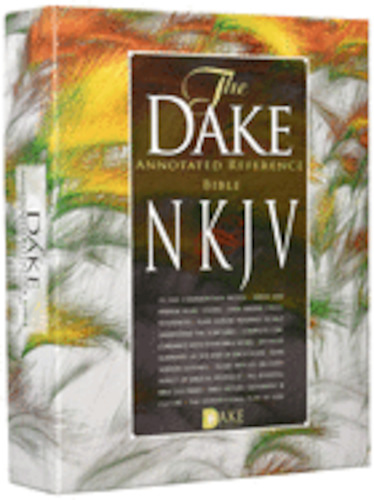 NKJV Dake Annotated Reference Bible, Burgundy Bonded Leather