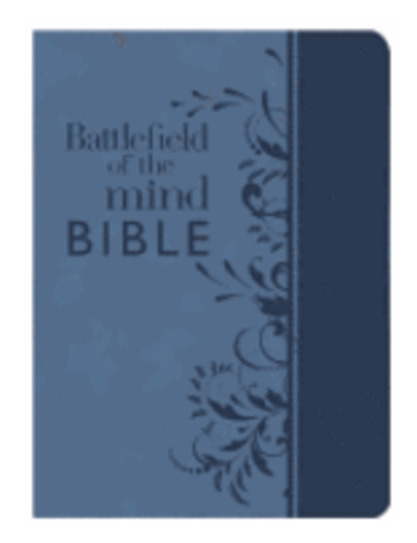 Amplified Bible: Battlefield of the Mind Bible, Blue Leatherlux