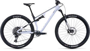 Enduro Mountain Bikes: Cube AMS ONE11 C:68X Pro 29 Flashwhite n carbon 2022