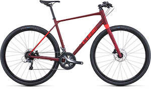 Road Bikes: Cube SL Road 2022 - Darkred 'n' Red