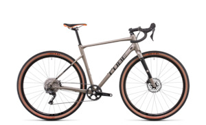 Road Bikes: Cube Nuroad EX 2022 - Flashstone 'n' Orange