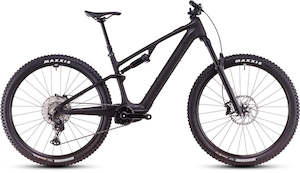 Electric Mountain Bikes: Cube AMS Hybrid ONE44 C:8 Race 400X 29 Blackline 2025