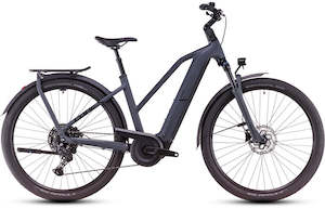 Electric Commuter Bikes: Cube Kathmandu Hybrid ONE 800 shadowgrey´n´black Trapeze 2025