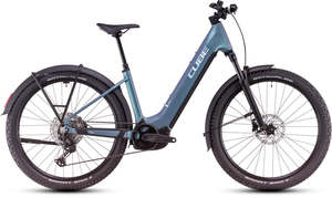 Easy Entry Step Thru Electric Bikes: Cube Reaction Hybrid Pro 800 Allroad smaragdgrey´n´prism Easy Entry  2025