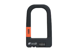ULAC Lock Soloist U-Lock Hardened Steel Combination 83mm x 153mm Black/Orange