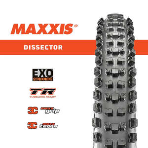 Tyres Tires: Maxxis Dissector 27.5 x 2.40 WT Tyre – 3C MaxxTerra, EXO / TR, Folding