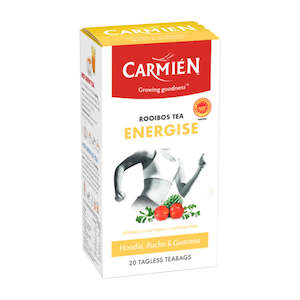 Carmien Rooibos Tea: Carmién Wellness Detox Range Energise with Guarana Rooibos Tea (20 Teabags)