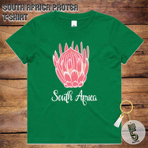 South Africa: T-Shirt - South Africa Protea