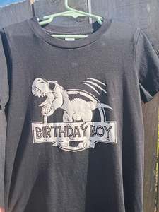 T-Shirt - Birthday Boy (Dinosaur)