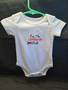 Baby Onesie - Short Sleeve - I'm The Expansion Pack