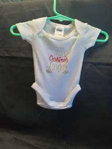 Baby Onesie - Short Sleeve - Little Christmas Angel
