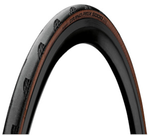 Tubes N Tyres: CONTINENTAL GP5000 CLINCHER FOLDING TYRE 700CX38 BLACK/TRANSPARENT